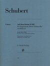 Buchcover Franz Schubert - Auf dem Strom D 943 für Singstimme, Horn (Violoncello) und Klavier
