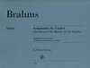 Buchcover Johannes Brahms - Symphonien Nr. 3 und 4, Arrangement für Klavier zu vier Händen