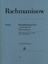 Buchcover Sergej Rachmaninow - Klavierkonzert Nr. 2 c-moll op. 18