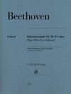 Buchcover Ludwig van Beethoven - Klaviersonate Nr. 26 Es-dur op. 81a (Les Adieux)
