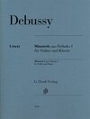 Buchcover Claude Debussy - Minstrels aus Préludes I für Violine und Klavier