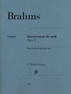 Buchcover Johannes Brahms - Klaviersonate fis-moll op. 2
