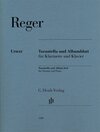 Buchcover Max Reger - Tarantella und Albumblatt