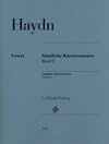 Buchcover Joseph Haydn - Sämtliche Klaviersonaten Band I