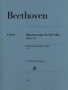 Buchcover Ludwig van Beethoven - Klaviersonate Nr. 22 F-dur op. 54