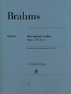 Buchcover Johannes Brahms - Intermezzo A-dur op. 118 Nr. 2