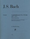 Buchcover Johann Sebastian Bach - Cembalokonzert Nr. 3 D-dur BWV 1054
