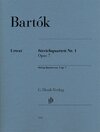 Buchcover Béla Bartók - Streichquartett Nr. 1 op. 7
