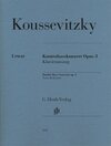 Buchcover Serge Koussevitzky - Kontrabasskonzert op. 3