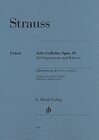Buchcover Richard Strauss - Acht Gedichte op. 10