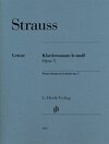 Buchcover Richard Strauss - Klaviersonate h-moll op. 5