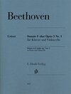 Buchcover Ludwig van Beethoven - Violoncellosonate F-dur op. 5 Nr. 1