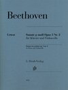 Buchcover Ludwig van Beethoven - Violoncellosonate g-moll op. 5 Nr. 2