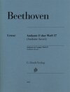 Buchcover Ludwig van Beethoven - Andante F-dur WoO 57 (Andante favori)