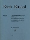 Buchcover Ferruccio Busoni - Toccata d-moll für Orgel BWV 565