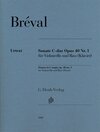 Buchcover Jean-Baptiste Bréval - Sonate C-dur op. 40 Nr. 1 für Violoncello und Bass (Klavier)