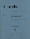 Buchcover Benedetto Marcello - Sonate Nr. 1 F-dur für Violoncello und Basso continuo