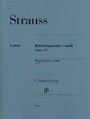 Buchcover Richard Strauss - Klavierquartett c-moll op. 13