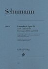Buchcover Robert Schumann - Liederkreis op. 39, nach Eichendorff, Fassungen 1842 und 1850