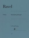 Buchcover Maurice Ravel - Sérénade grotesque