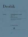 Buchcover Antonín Dvorák - Violinkonzert a-moll op. 53