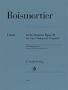 Buchcover Joseph Bodin de Boismortier - Sechs Sonaten op. 14 für zwei Violoncelli (Fagotte)