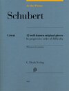 Buchcover Franz Schubert - At the Piano - 12 well-known original pieces