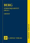 Buchcover Alban Berg - Streichquartett op. 3