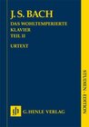 Buchcover Johann Sebastian Bach - Das Wohltemperierte Klavier Teil II BWV 870-893
