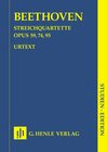 Buchcover Ludwig van Beethoven - Streichquartette Opus 59, 74, 95