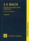 Buchcover Johann Sebastian Bach - Sonaten und Partiten BWV 1001-1006 für Violine solo