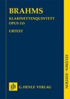 Buchcover Johannes Brahms - Klarinettenquintett h-moll op. 115 für Klarinette (A), 2 Violinen, Viola und Violoncello