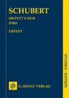 Buchcover Franz Schubert - Oktett F-dur D 803 für Klarinette (B/C), Fagott, Horn (F/C), 2 Violinen, Viola, Violoncello und Kontrab
