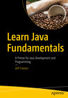 Buchcover Learn Java Fundamentals